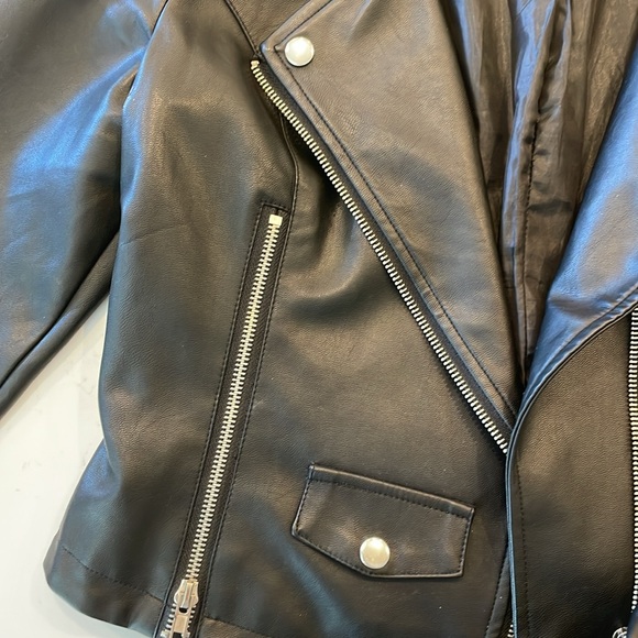 Another Story Women’s Faux Leather Jacket - Picture 3 of 5
